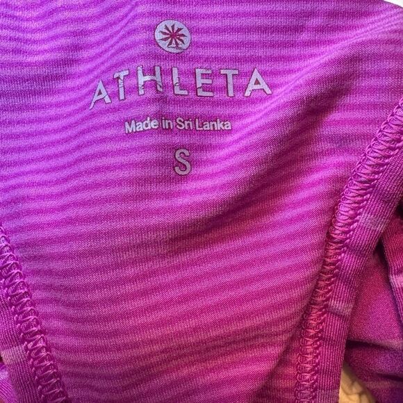 Athleta Purple Stripe Racerback Chi Tank - Picture 9 of 9